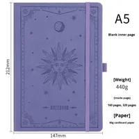 Ensemble de coffret cadeau pour cahier en simili cuir à sangle A5 transfrontalière bloc-notes de bureau d'affaires cadeau de réunion annuelle d'entreprise 100 feuilles
