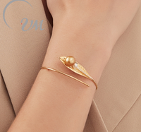 VM JEWELRY-Bracelet de luxe minimaliste en or 18 carats/argent 925 pour anniversaire de mariage ou usage quotidien.