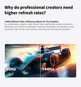 पीछे की 144hz 32 इंच एल्यूमीनियम मिश्र धातु 4k गेमिंग मॉनिटर 3840x2160 नेतृत्व वाले डिस्प्ले ब्लू लाइट फिल्टर फ्लैट स्क्रीन - Product Image 6