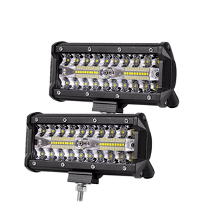 Nueva Barra de Luz LED de Trabajo Súper Brillante de 7 Pulgadas y 120W 24V, 6000K, Haz de Luz Concentrado y Difuso, para Vehículos Universales, Camionetas Todoterreno, SUV, Reparaciones - Product Image 1