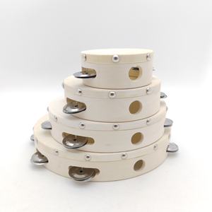 Tamburello di pelle di capra con teste di tamburo in pelle di pecora - Product Image 2