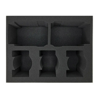 Insert en mousse EVA colorée haute densité personnalisé pour boîte à outils, éponge en mousse
