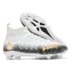 Chaussures de football américain en gros, crampons de designer pour l'entraînement sur <span class=keywords><strong>terrain</strong></span>, couleurs d'équipe rouge FG blanc noir, tailles 33-46, printemps automne - Product Image 5
