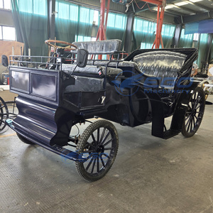 Calèche électrique pour mariages, fêtes, célébrations d'anniversaire, manège de parc d'attractions, construction en acier, 4 roues, à vendre - Product Image 6