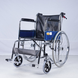 Silla de ruedas manual Fenghe 809J de acero y aleación de aluminio, plegable y ligera, para personas mayores y discapacitadas. - Product Image 1