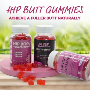 Chinaherbs Usine En Gros BBL Gummies Personnalisé Corps Lifting Raffermissant Vitamine Vegan Hip Boost Butt Gummy Candy Complément Alimentaire - Product Image 2