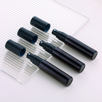 Mini 5ml 10ml atomiseur de parfum noir mat bouteilles de parfum rechargeables bouteille de pulvérisation d'atomiseur de parfum vide de taille de voyage