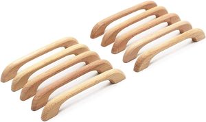 Tirador Largo de Madera para Muebles de Madera, Tiradores Antiguos de Madera Maciza - Product Image 5