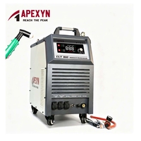 Mesin Pemotong dan Pengelasan Plasma Udara Inverter 3 Fasa Heavy-Duty 2-in-1 APEXYN CUT160, Ketebalan Pemotongan 55mm, 27.1KW CNC