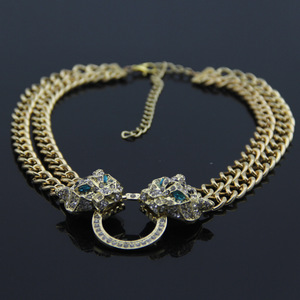 Shang Necklace Leopard Head Full Pendant Necklace Women's Short Collarbone Chain Tanjing Fashion Lijing Necklace - Product Image 2