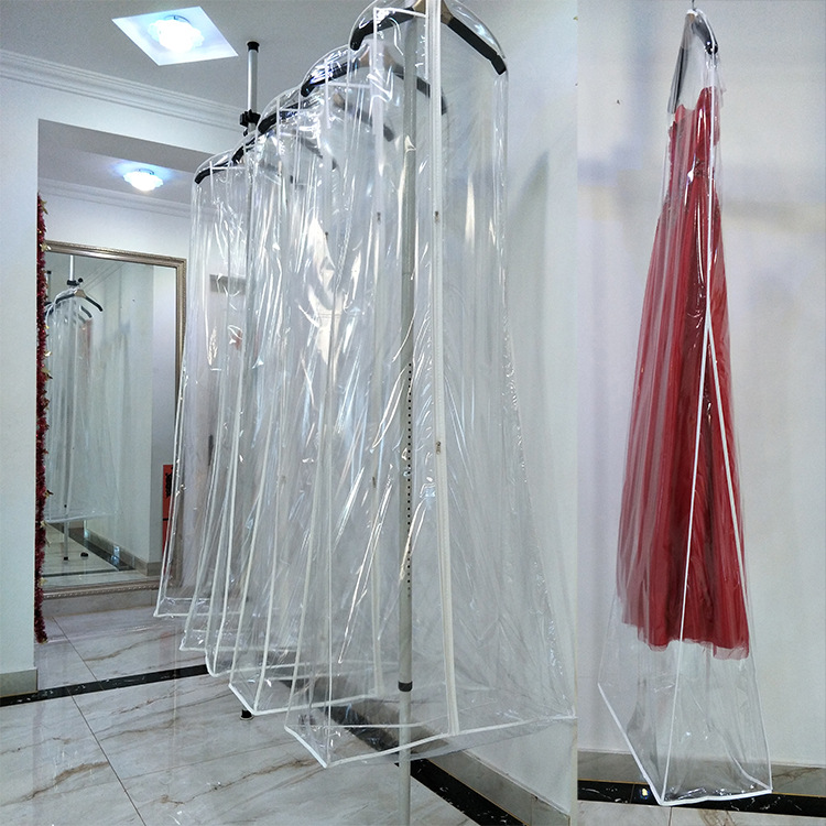 Shop Transparent Wedding Dress Bags Durable Waterproof