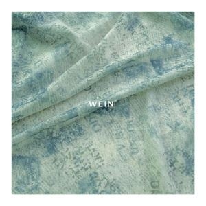 WI-K04 Tùy Chỉnh Dệt Kim Căng Lưới Vải Kỹ Thuật Số In Mẫu Hợp Thời Trang Thông Qua Elastane Váy Cưới Vải - Product Image 4