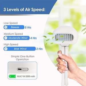 Ventilador Recargable con Clip de Pulpo para Cochecito de Bebé, Ventilador de Escritorio Portátil Silencioso con Batería de Larga Duración para Uso Doméstico y en el Coche - Product Image 5