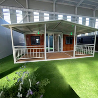Casa Contenedor Modular Prefabricada Expandible, Estructura de Acero, Casa Móvil Plegable para Vivir, Resort o Camping