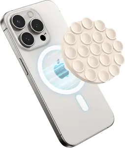 Hands-Free mematuhi cermin silikon kuat cangkir pengisap magnetik dudukan telepon