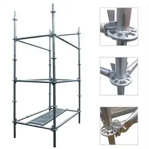 ADTO Q355B Layher Style Ringlock Scaffolding System Standard With Rosette