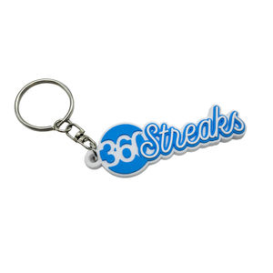 Llavero de PVC de doble cara con forma personalizada de fábrica premium, accesorio de producción teatral de cloruro de polivinilo suave - Product Image 2