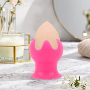 Support de rangement pour éponges de maquillage, support en silicone pour éponges de maquillage, pour les voyages - Product Image 2