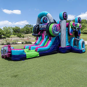 Şişme Zıplama Şatosu Şişme Kombine Oyun Parkı Kaydıraklı Zıplama Evi Ticari Açık Hava Şişme Oyun Parkları - Product Image 3