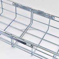 4mm 5mm 6mm Chine 300 mm IDC Steel Basket Grid Cable Tray Fabricant