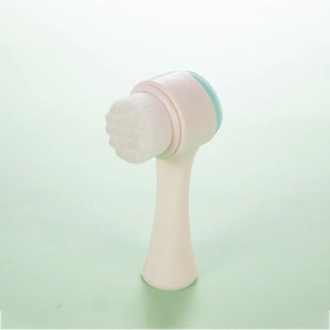 Estación de cerdas suaves de <span class=keywords><strong>gel</strong></span> de sílice cepillo de limpieza 3D cepillo de limpieza de doble cara cepillo de limpieza manual limpieza profunda - Product Image 4