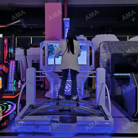 Parque Temático de Realidad Virtual, Parque de Atracciones Interior, Máquina de Juego de Simulador de Esquí de Realidad Virtual 9D, Equipo de Cine de Realidad Virtual