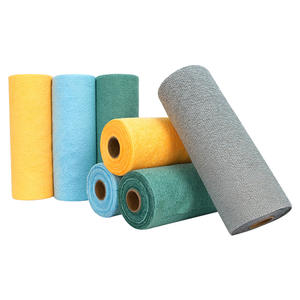 Rollo de paño de limpieza de microfibra multiusos personalizado, trapo reutilizable, toalla de cocina <span class=keywords><strong>para</strong></span> platos de coche, vasos, absorbente, hecho de algodón y nailon - Product Image 1