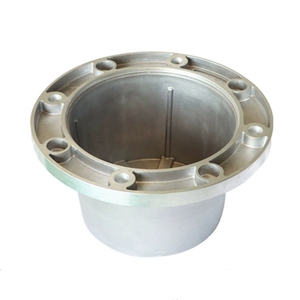 Bride de couvercle de pompe de <span class=keywords><strong>fonderie</strong></span> en aluminium personnalisée, boîtier de <span class=keywords><strong>cloche</strong></span> hydraulique en aluminium - Product Image 5