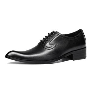 Chaussures en cuir noires à talons hauts pour homme, style japonais, pour soirée, mariage ou performance - Product Image 5