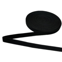 Bande élastique en polyester, ceinture élastique, sangle tissée, bande élastique personnalisée, couleur et largeur sur mesure, vente en gros, accessoires vestimentaires