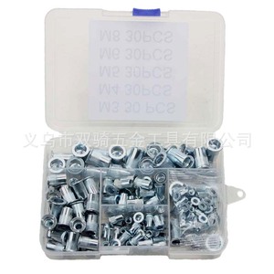 Stainless Steel Flat Head Rivet Nuts M3 M4 M5 M6 M8 150pcs Set For Home Use - Product Image 4