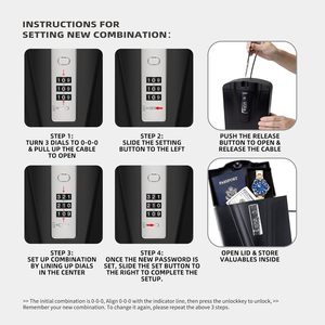 ビーチでの休暇やクルーズの必需品用のポータブルロックボックス<span class=keywords><strong>2026</strong></span>、旅行用の小さなピンクの金庫、個人用ビーチセーフボックス - Product Image 3