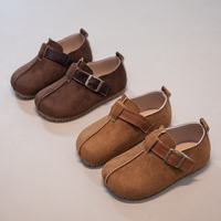 Mocassins à bout rond pour enfants, chaussures de marche quotidiennes à semelle souple antidérapante pour garçons et filles, vente en gros