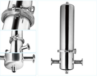 Boîtier de filtre à haute pression en acier inoxydable 316L ou 304 pour la filtration des gaz