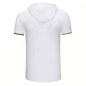 Hoodie Homme Grande Taille à Manches Courtes Style Hip Hop en Noir et Blanc, Tricoté, Écologique, Anti-rétrécissement, Imprimé, Tendance Estivale - Product Image 3