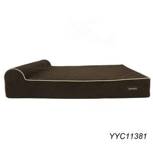 Cama ortopédica de espuma para mascotas, muebles para perros con almohada de terciopelo, accesorios, tamaño sólido y cálido personalizado - Product Image 2