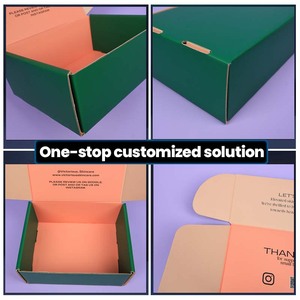 Emballage de produit haut de gamme avec logo personnalisé, laminé <span class=keywords><strong>mat</strong></span>, gaufré, emballage cosmétique haut de gamme, emballage pour soins de la peau, boîtes en papier pour envoi postal - Product Image 4