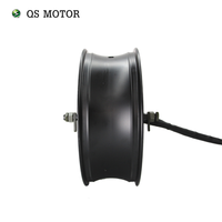 QS MOTOR QS273 17X6.0inch 12000W V4 96V 157kph Hub Motor ND96850 Controlador de controlador lejano para motocicleta eléctrica Nueva condición