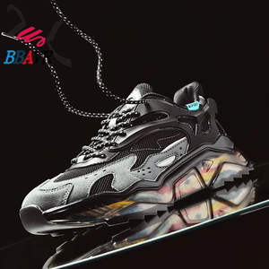 Zapatillas de Moda 2021 con Suela de Goma, Zapatos Deportivos Negros para Hombre, Casuales - Product Image 4