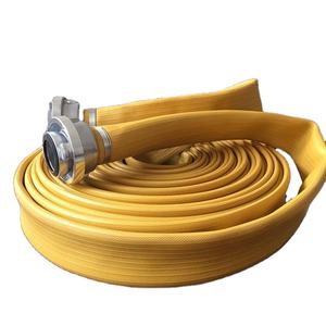 Hoge kwaliteit NBR platte slang 4" 6" 8" 30 <span class=keywords><strong>m</strong></span> 60 <span class=keywords><strong>m</strong></span> lengte versterkt met polyester garen voor landbouw irrigatie en brandbestrijding - Product Image 1