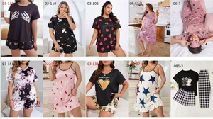 Pijamas de Algodón Usados de Primera Calidad, Ropa de Dormir de Segunda Mano de UKay UKay Thrift, Ropa de Verano para Dormir, Ropa Premium Barata - Product Image 4