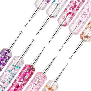 Stylo à double embout pour perles de cristal, outil de dessin et de peinture pour la manucure et le nail art - Product Image 4