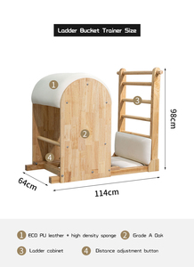 Máquina de Ejercicio Comercial Económica de Roble para Fitness, Yoga y Ejercicios de Core, Portátil y Ajustable - Product Image 4