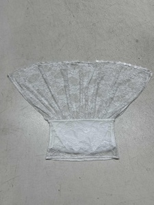 Cárdigan Elegante de Encaje Transparente con Cuello Asimétrico y Botones Delanteros, Estilo Holgado, Sexy, con Cintura Fruncida y Versátil - Product Image 6