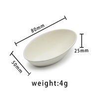 Mini-assiettes jetables 100 % biodégradables et compostables en bagasse de canne à sucre, écologiques, pour apéritifs et cuillères de dégustation, pour fêtes