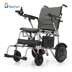 Silla de ruedas eléctrica de viaje de aleación de aluminio plegable con Control remoto ultraligero 2025 para discapacitados - Product Image 1