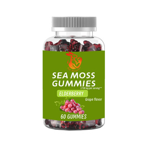 Suplemento para la Salud de la Tiroides, Gomitas de Musgo Marino con Alga Marina Orgánica, Ayuda a Mejorar la Motilidad Intestinal y el Apoyo Inmunológico - Product Image 1