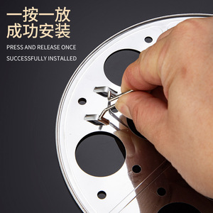 Rejilla plegable de acero inoxidable para cocinar al vapor, rejilla redonda para huevos, soporte para olla vaporera de cocina 263 - Product Image 4