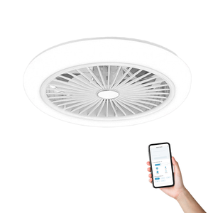 220v सीलिंग के साथ एलईडी लाइट और रिमोट कंट्रोल 3600/6000k छत पंखे रिमोट कंट्रोल बेडरूम लिविंग रूम फ्लश माउंट - Product Image 1