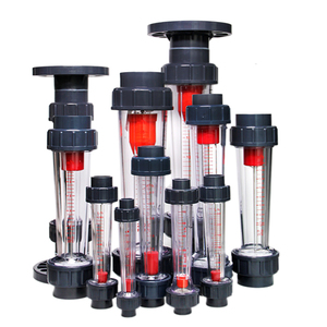 Débitmètre à section variable SENTEC à faible coût pour tubes industriels en PVC, pour eau et produits chimiques, rotamètre en plastique LZS, rotamètre PVC LZS - Product Image 1